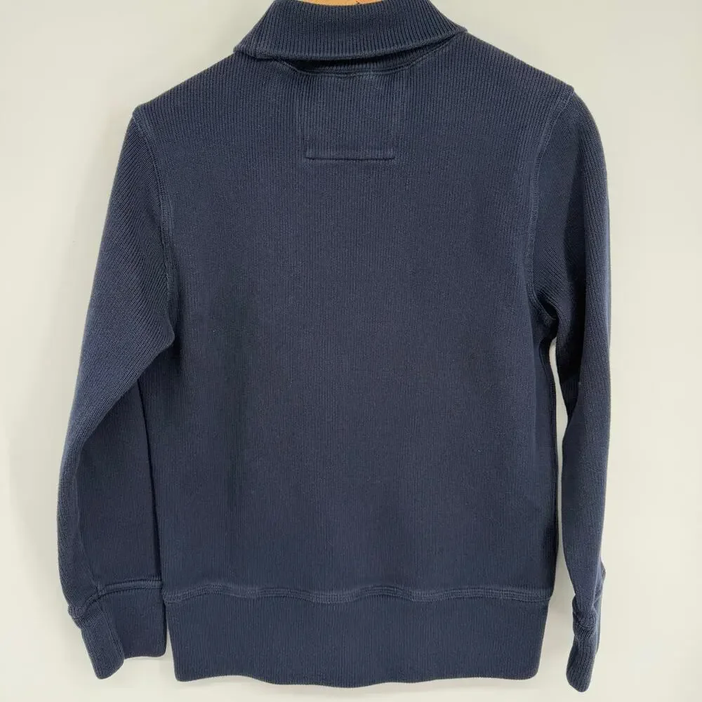 Banana Republic Sweater Men’s Medium Navy Fisherman Turtleneck‎ Outdoor Nautical